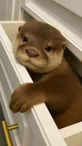 😉 wink 🥰#happy #otter #suprise #funnyanimals #pet 