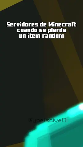 Se arma tremendo caos en los servidores cuando se pierde un item random XD #joelscivetti #humor #Minecraft #mineimator #minecraftanimation #animation #animacion #minecraftmemes #paratí #foryoupagе #fyp #gaming