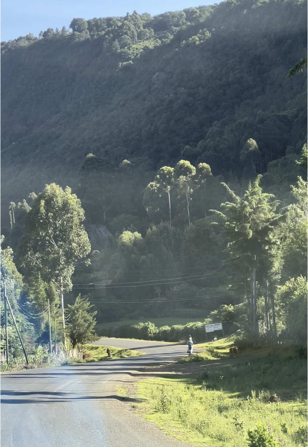The Earth meets the sky. Iten-Tambach road, Elgeyo-Marakwet County.  #fyp #eldorettiktokers 