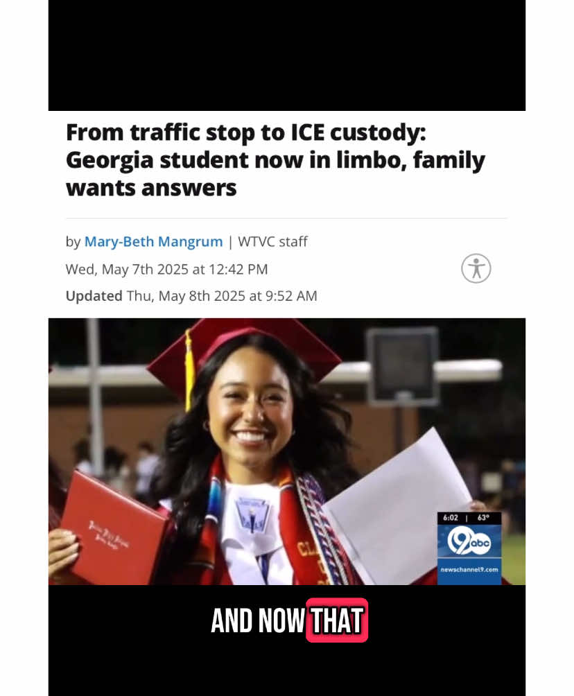19-year-old #DaltonState #student is now facing possible deportation Friends say #XimenaAriasCristobal, who has lived in Whitfield County since she was 4, was taken to the Stewart Detention Center wearing chains around her wrists and ankles 