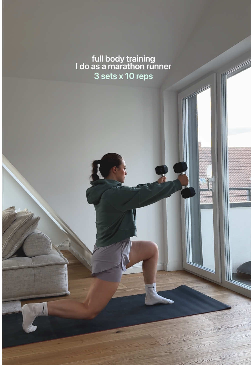 Full body workout ✨ which I do as a marathon runner 🫶🏽 #runtok #strengthtraining #fullbodyworkout #runninggirl #runningtips 