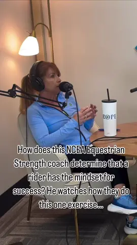 Listen up riders! How you do this exercise in the gym says a lot about your athletic mindset! Listen to episode 10 of The Scope Podcast on Apple Podcasts or Spotify for more from NCEA Equestrian Strength and Conditioning coach, Dan Austin! #nceaequestrian #mentaltoughness #equestriansports #horsetok #ncaaequestrian #equestriansportspsychology 