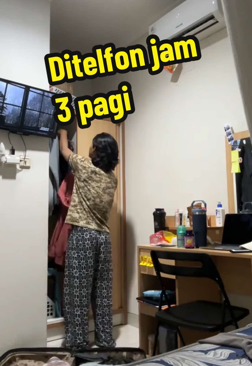 Sedikit huru-hara tadi pagi☺️