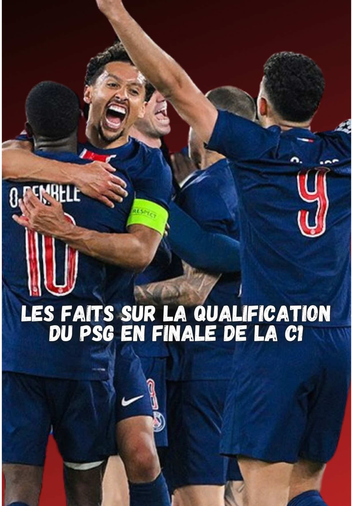 Des faits sur la qualification du PSG en finale de la C1 2025 🔴🔵 #football #championsleague #psg #parissaintgermain #dembele #hakimi #luisenrique #footballtiktok #foot 