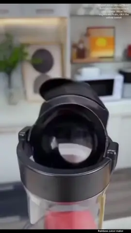 Rainbow Juicer maker squeezer Mini Blender fruit shake blender juicer machine fruits and vegetables #juicemachine #tiktoktrending 