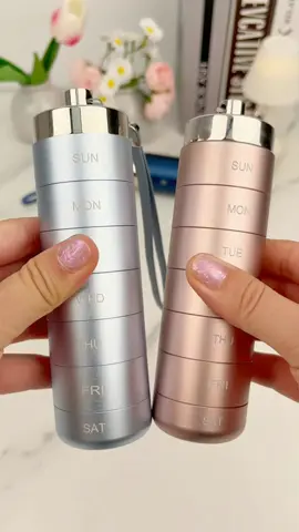 Cutest Pill Organizer #travel  #medicinecontainer  #pillorganizer  #supplements  #health  #tiktokshopmothersday 