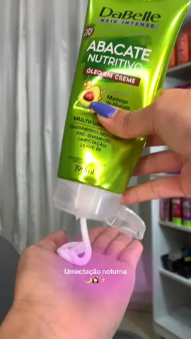 Umectação noturna pode ser usado  com óleo vegetal e óleo de cabelo também !!! #dicasdebeleza # #fyp #omectaçao #omectacaodabelle #fypシ゚ #produtosdecabelo 