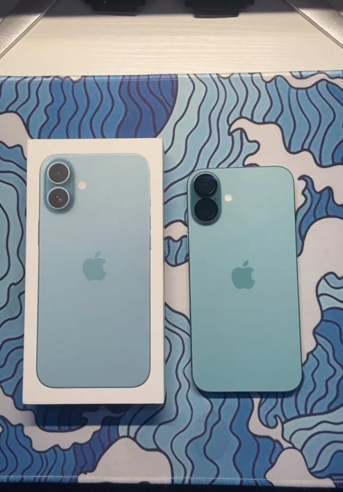 ماشاءالله تبارك الله 🩵 #iphone #16 #plus #Turquoise#🥶 #blue #explore #اكسبلور iPhone 16 plus #فيروزي 
