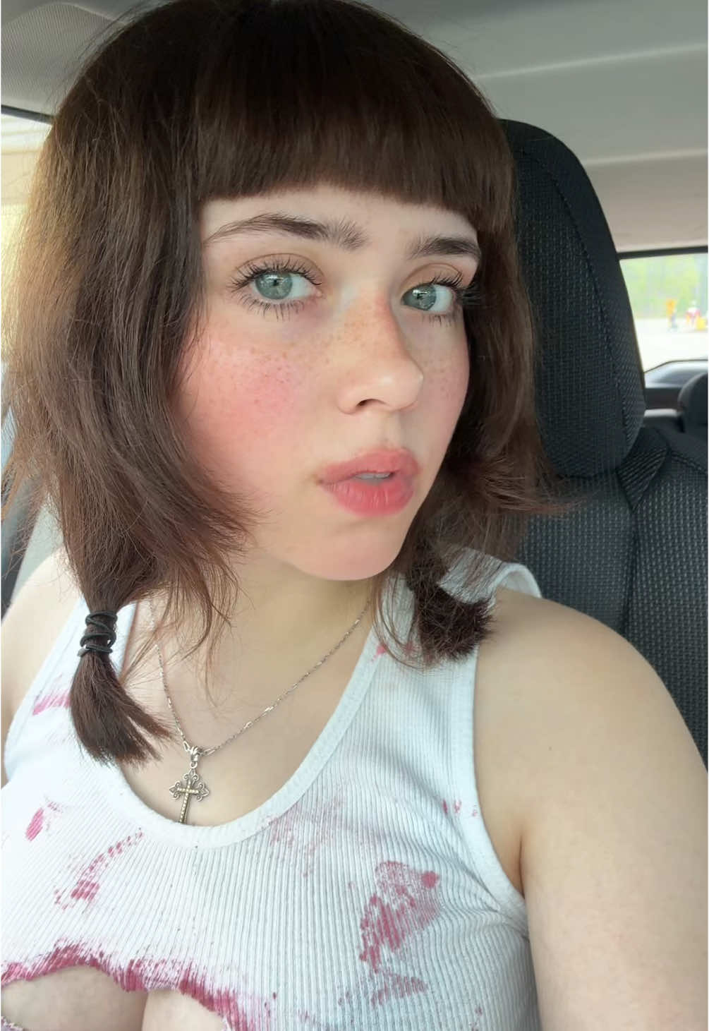 I only be posting in my car