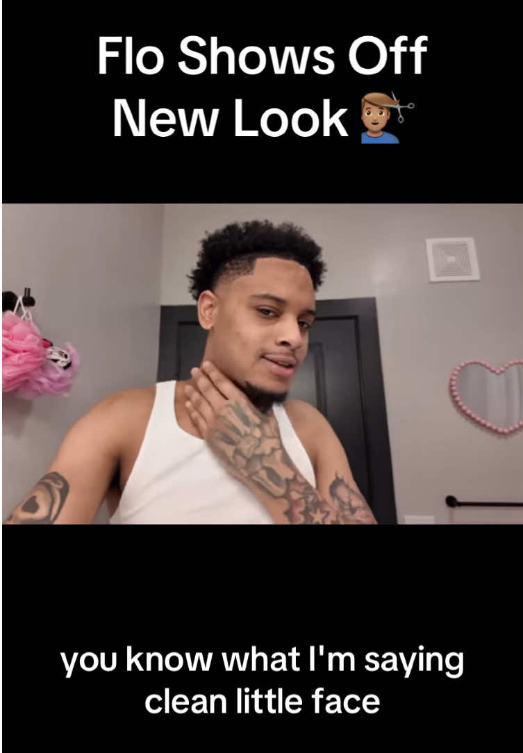 Flo Shows Off New Look 💇🏽‍♂️ #badazzflo #flo #haircut #fyp #trending #viralvideo #follow 