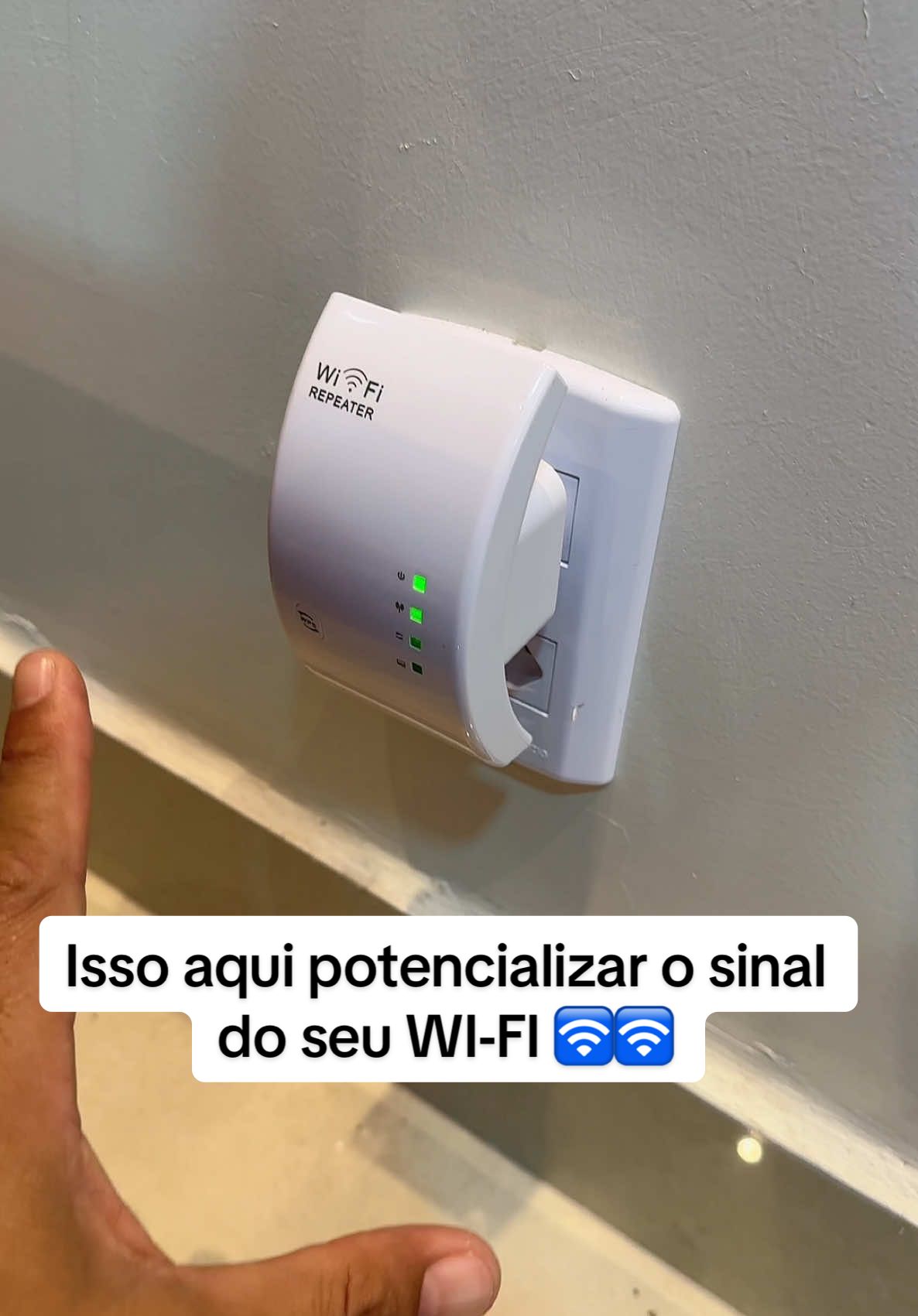 Repetidor E amplificador de sinal Wi-Fi 600/mbps muito potente e barato. #tiktokshop #tiktokshopbrasil #dicas #produtos #repetidor 