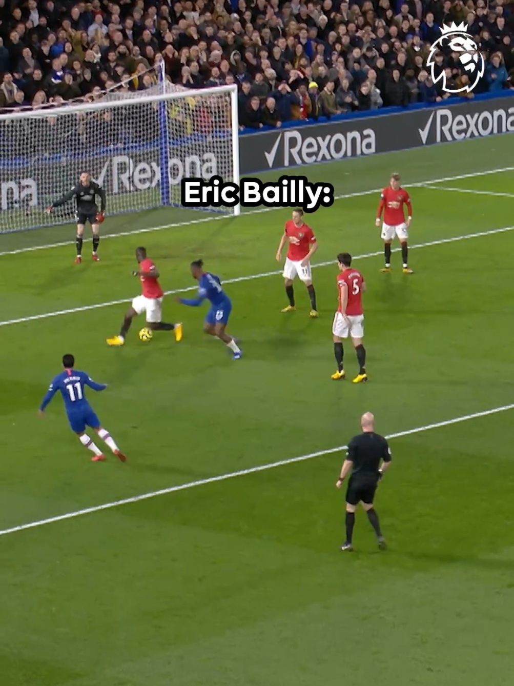 Eric Bailly is cool under pressure 😎 #PremierLeague 