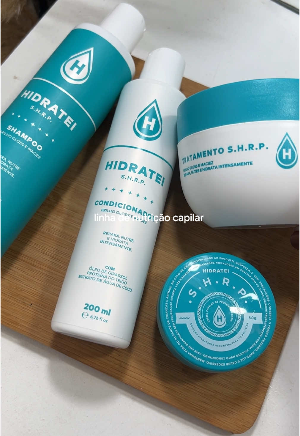 @Hidratei 🏷️ GABBI - linha de nutrição capilar perfeita para deixar os fios macios e com muito brilho. #hidratei #hidrateishrp #tiktokshopchegou  #creatorsearchinsights #nutricaocapilar 