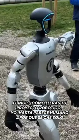🤖👏 Proyecto de robótica en prueba sorprende por su realismo… ¡hasta se cae como humano! 😂🧍‍♂️ Los avances son tan precisos que el robot no solo camina, también tropieza con estilo. ¡Eso sí es ingeniería con personalidad! #Robótica #Caidas #Tecnología #FYP #ParaTii #redpatrianueva