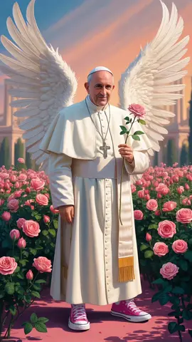 Jesus ist King #jesus #viral #pope #heaven #popefrancis #wings #rose #art #explore #reels #artistic #foryou #fyp #fy #trends #amen 