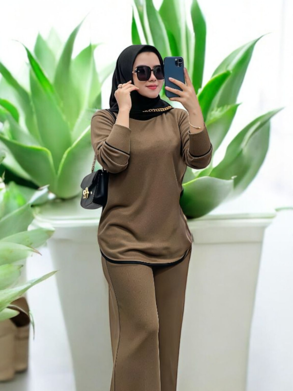 Set Kulot Cici Setelan Knit Premium Lengan Panjang Celana Kulot Baju Setelan Dewasa Modis Terbaru 2025 #setkulot #kulot #kulotmurah #setelanwanita #setelanknit #cullotehighwaist 