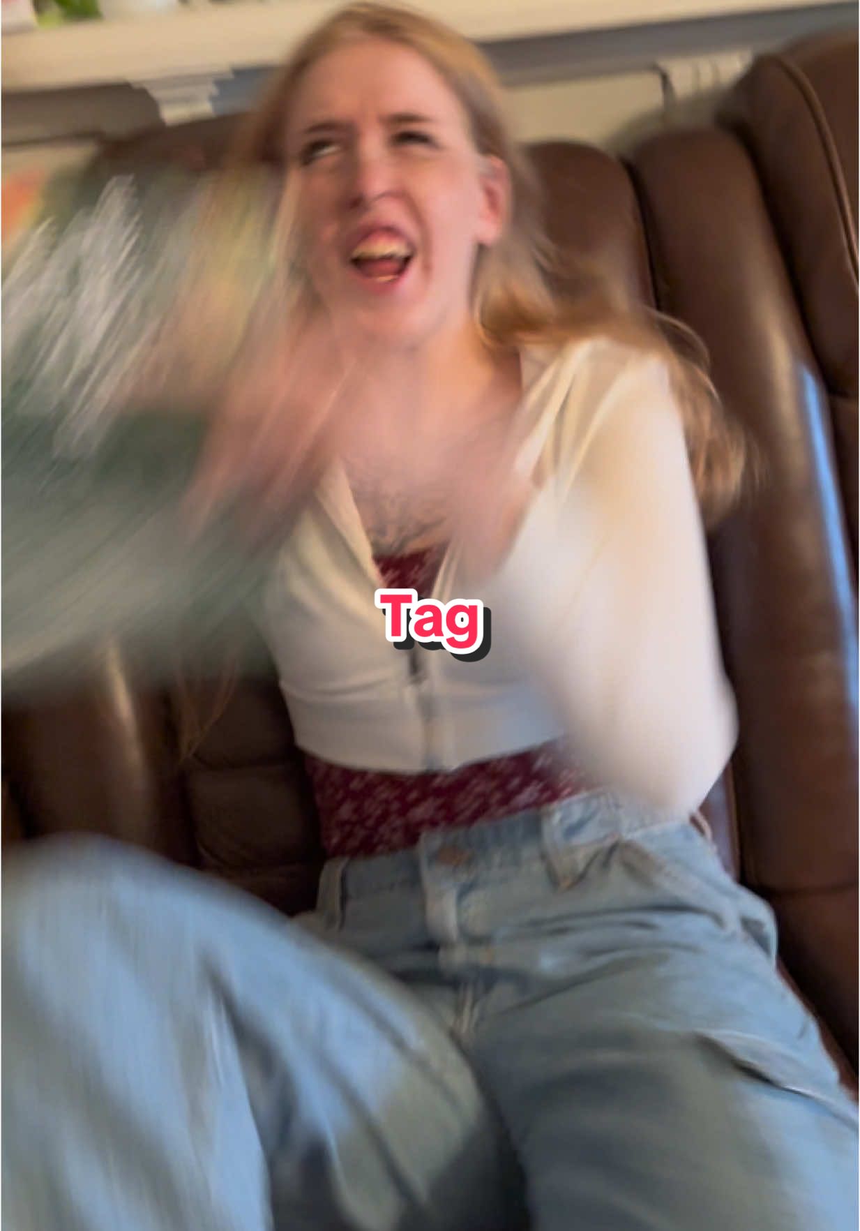 She got me while I was posting this
