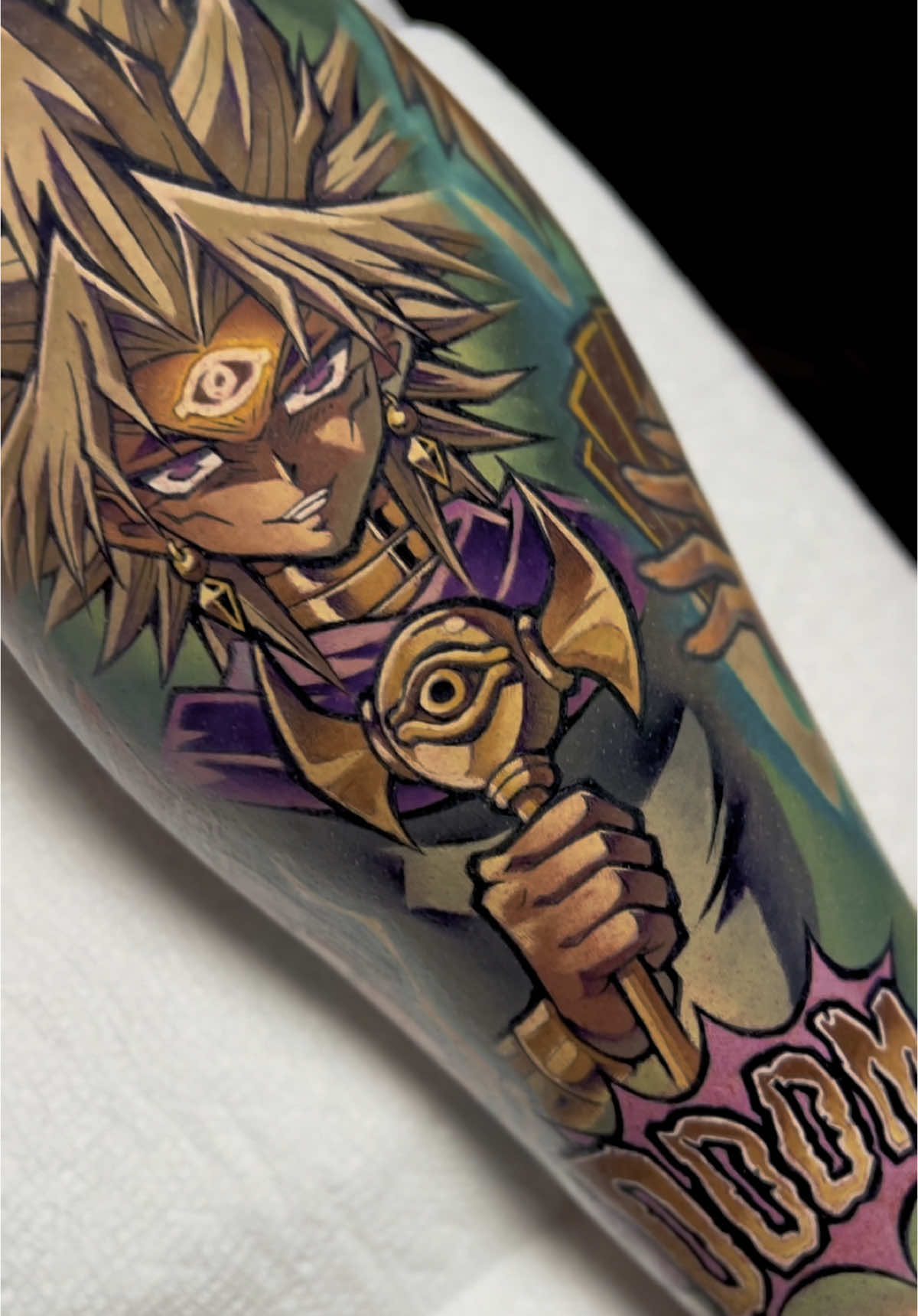 Let me know what you’d like to see from me next!  #orlandotattooartist #animetattoo #videogametattoo #animetattooartist #fypppppppppppppp 