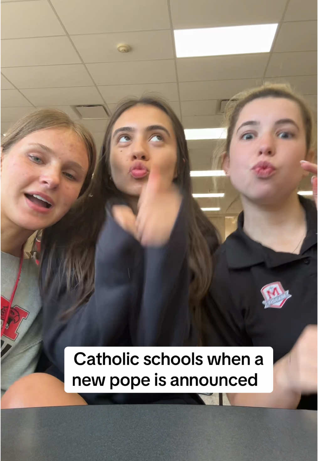 LFG CHICAGO REPRESENT #pope #newpope #yay #catholicschool 