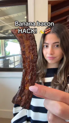 BANANA PEEL bacon hits diff 😍🥓 #trending #viral 