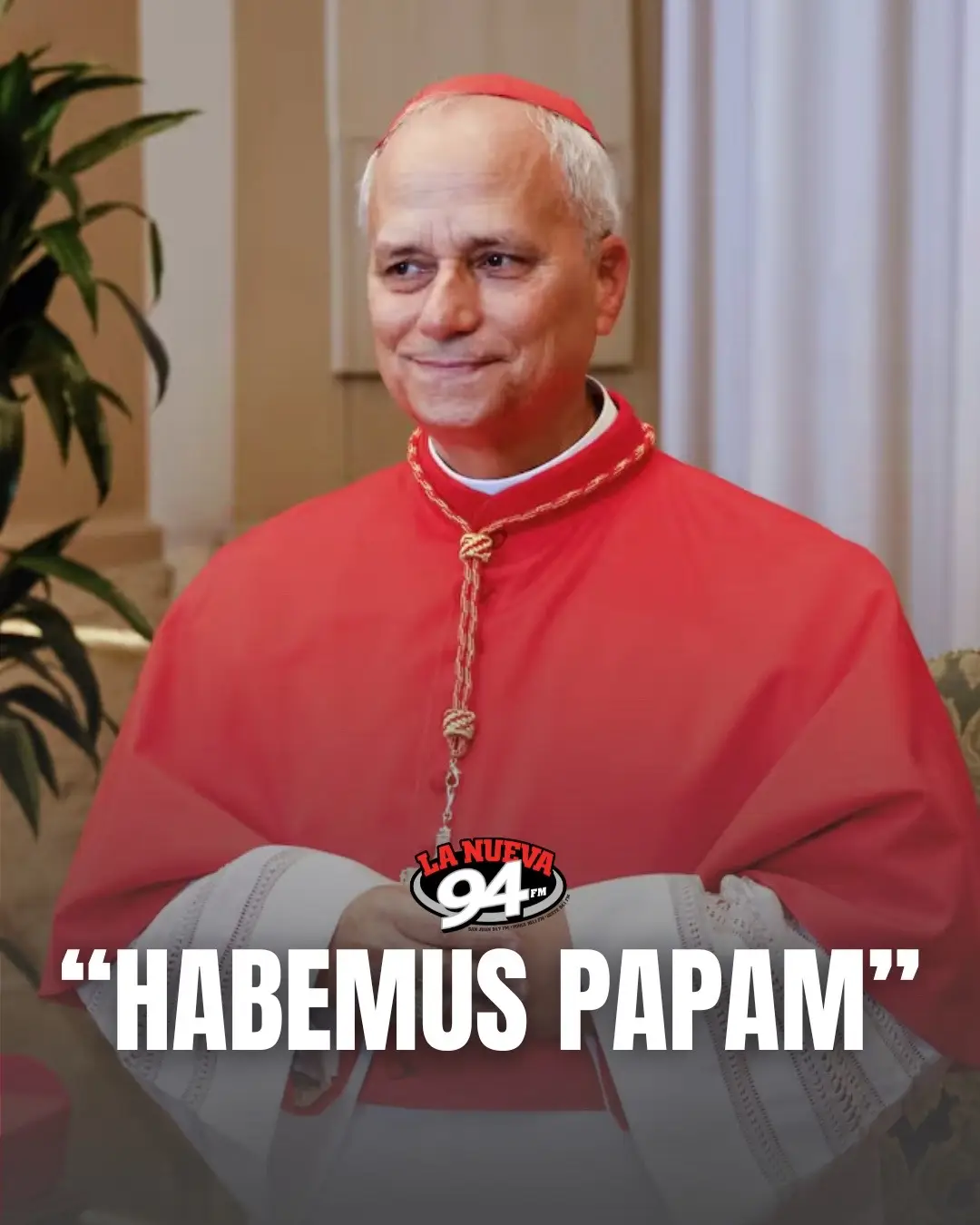 La iglesia Católica tiene nuevo Papa, el Cardenal Robert Francis. ⛪️🔔 #LaNueva94 #WhatsUp94