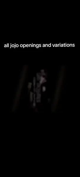 all jojo openings and variations #jojo #jjba #jojosbizarreadventure #opening #open #openings #variations 