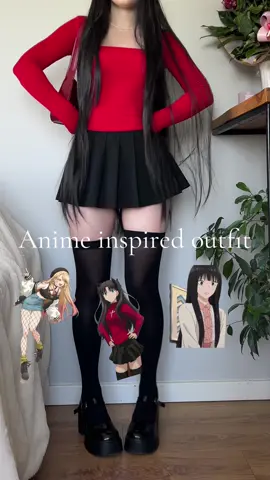 Which one do you like the most?  #OOTD#outfit#inspo#jeans#miniskirt#blacktights#platformshoes#shoujo#sawako#rintohsaka#kiminitodoke#fatestaynight#mydressupdarling#anime#cosplay#jfashion 