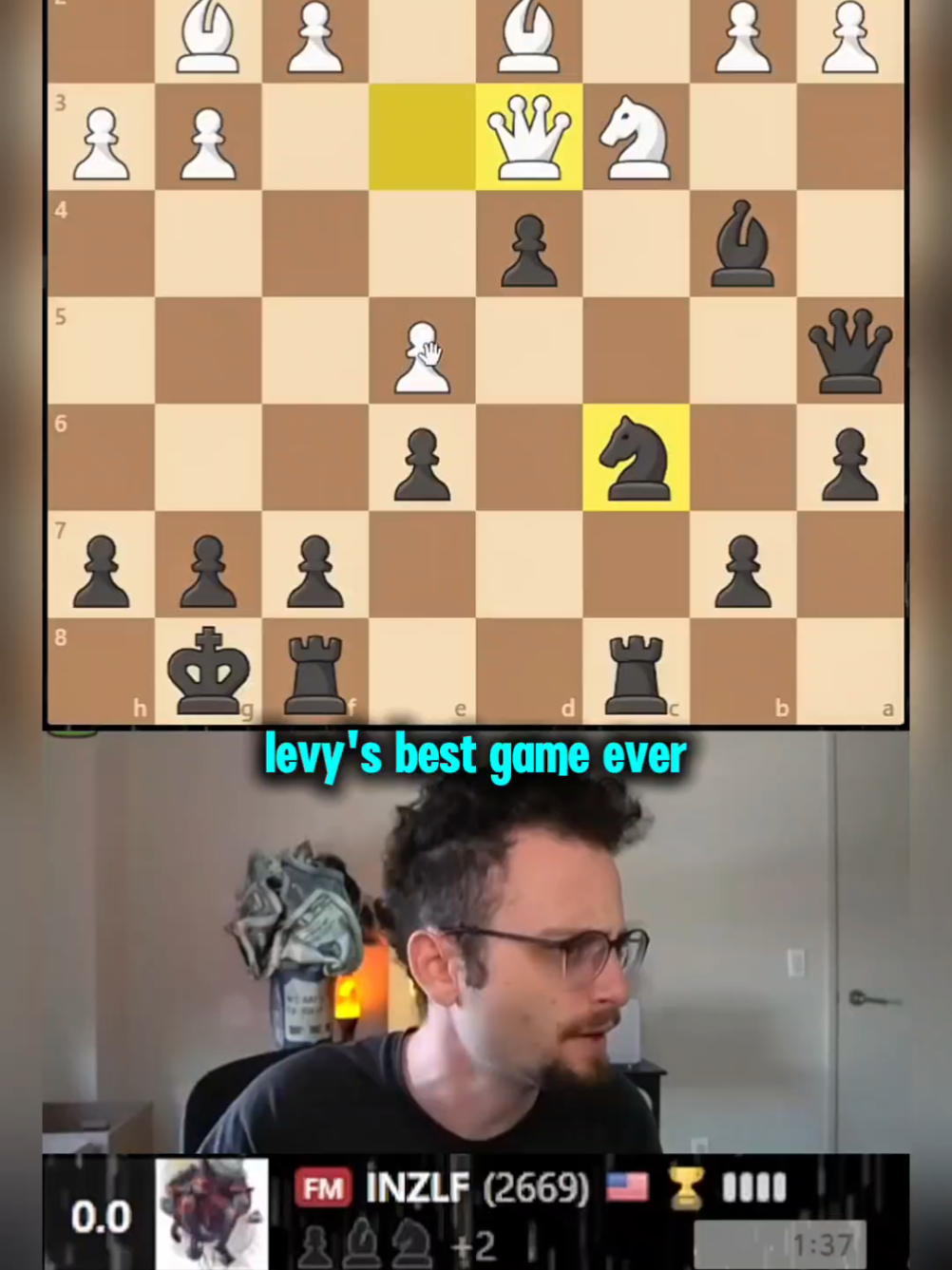levy's best game ever. #chess #gothamchess @GothamChess 