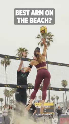 Julia Donlin showed off quite the cannon at HB 2024 💥 The 2025 Huntington Beach Open kicks off this Saturday & Sunday, May 10-11 at the Huntington Beach Pier! #AVPBeach #BeachVolleyball