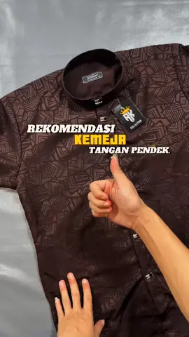 kemeja lengan pendek dengan motif yang timbul #fyp #kemeja #muslim #bajumurah #rekomendasioutfit #beranda 