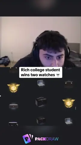 Rich college student wins two watches 💀 #kickstreaming 