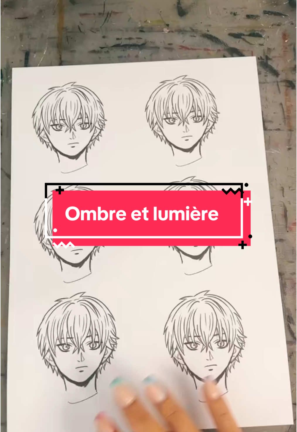 Tuto ombre et lumière en dessin manga. Apprends facilement comment placer tes ombres #dessin #dessinfacile #apprendreadessiner #tuto #tutorial 