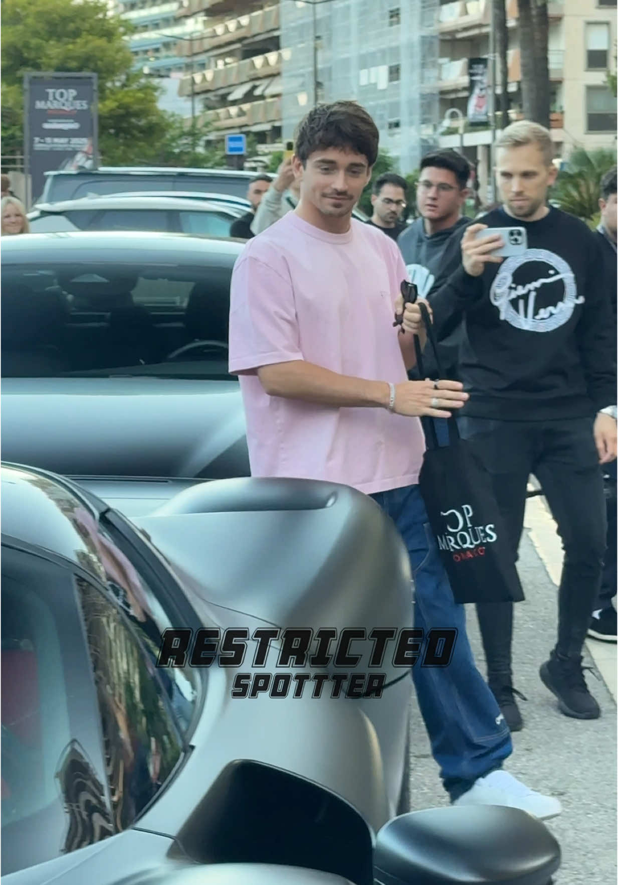 Charles leclerc with Alex in Top marques monaco