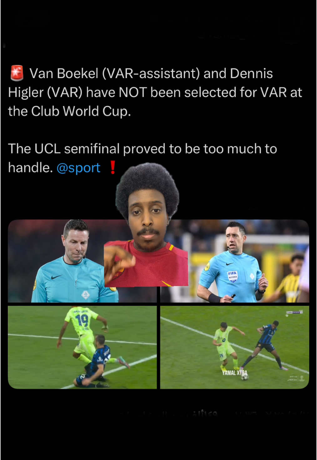 استبعاد حكام الفار في مباراة برشلونة ضد انتر ميلان في دوري ابطال اوربا من التحكيم في كاس العالم للأندية  #برشلونة #انتر_ميلان #دوري_ابطال_اوروبا #كرة_قدم #كرة_قدم 