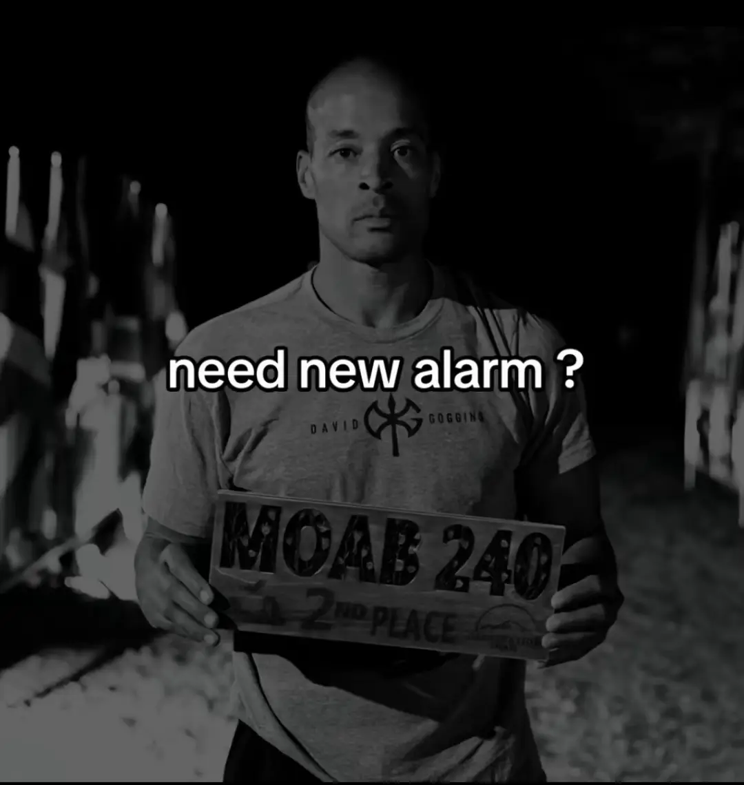 Stay hard, new alarm#stayhard #davidgoggins #mentality #fyp #motivation #alarm