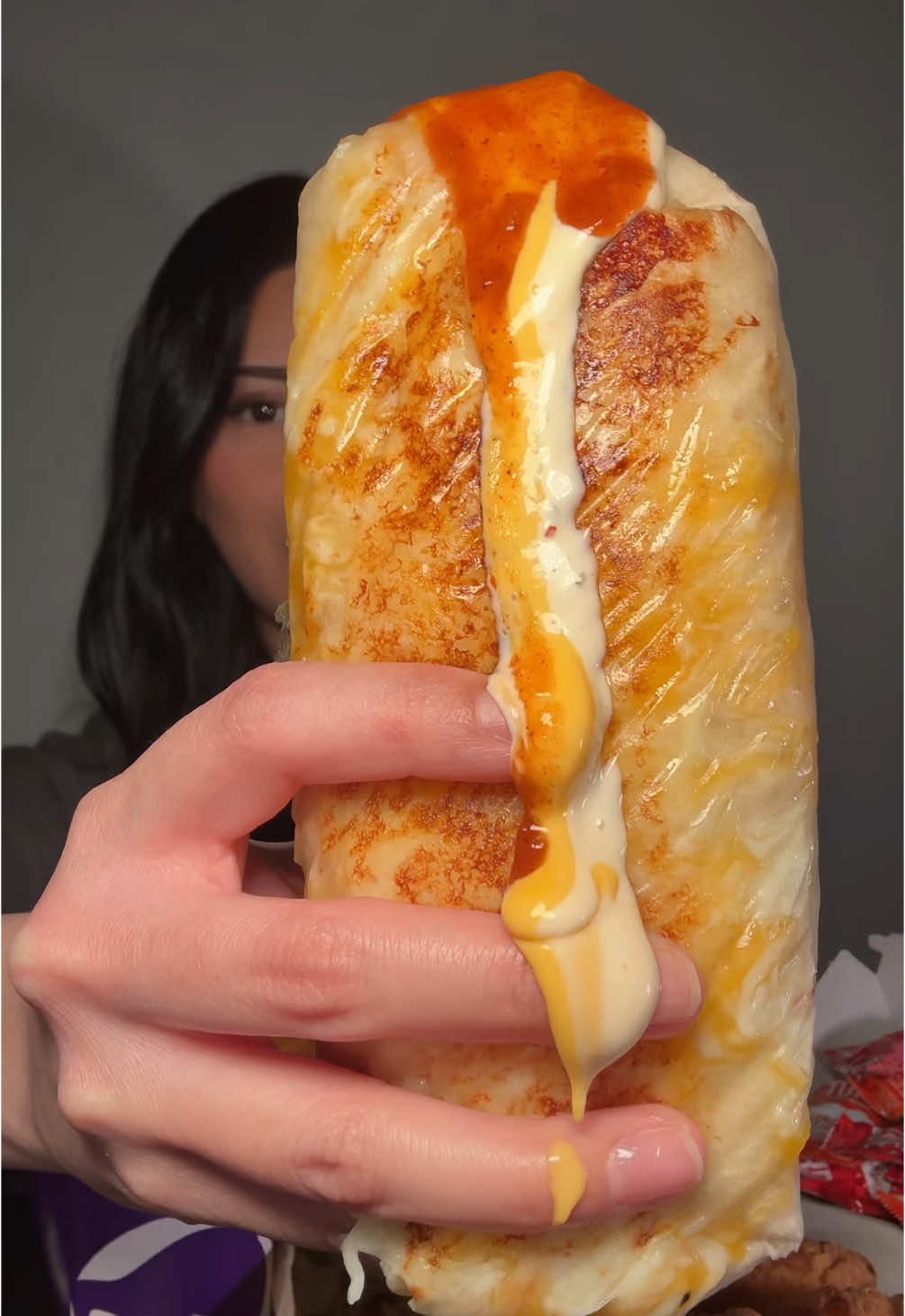 Taco Bell mukbang ❤️ #Foodie #eatingshow #tastetest #newitems 
