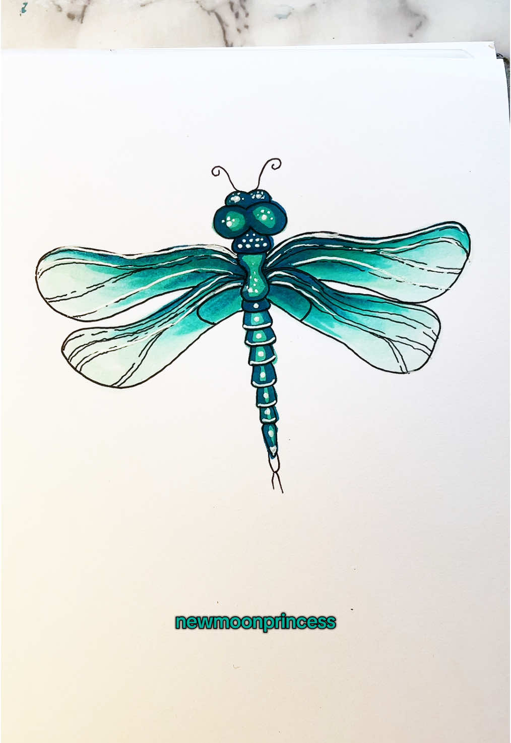 Dragonfly tutorial!  #dragonfly #drawingtutorial #arttutorial #art #artist #dragonflies #howtodraw 