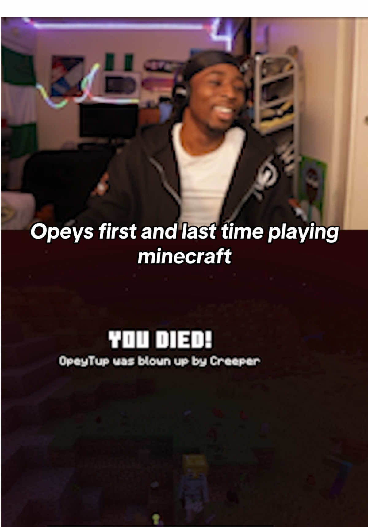 Never again #opeytup #opey #tup #Minecraft #craft #creeper 