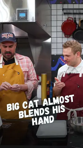 We blended a 1986 Jordan Rookie card and @Barstool Big Cat almost lost a finger #barstoolsports #barstool #tradingcards #cardcollector #chefdonny 