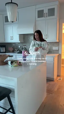 Water and higher fats has helped me so much 🫶🥰 #postpartum #fitnessjourney #nursing #wieiad 