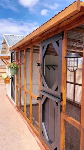 A beautiful ranch, stunning mountain views & a Farmhouse Coop! #backyardchickens #chickencoop #arizona #ranchlife 