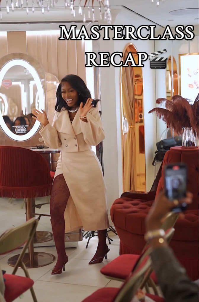 My masterclass with @Charlotte Tilbury recap🎬 Still can’t believe my first ever masterclass really happened… I’m so grateful — to God, to everyone who came, supported, and poured into this moment. This was more than makeup. It was love, alignment, and purpose in motion. The beginning of something so special… thank you. #Mas#MasterclassRecapkeuptok #God#GodDidarlottetilburymakeup #lon#londonmuaternationalmua