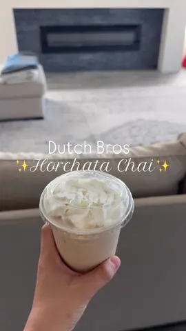 I think I finally got it down and I can now stop spending $7 a day at Dutch 😅 #dutchbros #horchatachai #coffeeathome #icedcoffee #dutchbroscoffee #coffeebar 