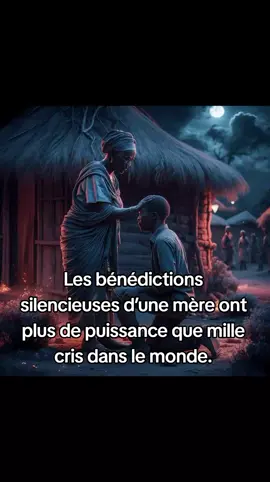 Les bénédictions silencieuses d’une mère ont plus de puissance que mille cris dans le monde. Quand elle pose sa main sur ta tête, c’est le ciel qui s’ouvre au-dessus de ta destinée. 🌙✨Ne méprise jamais la prière d’une maman. Elle façonne ton avenir dans l’invisible. #benedictions  #paix #viral #viechretienne #mama 
