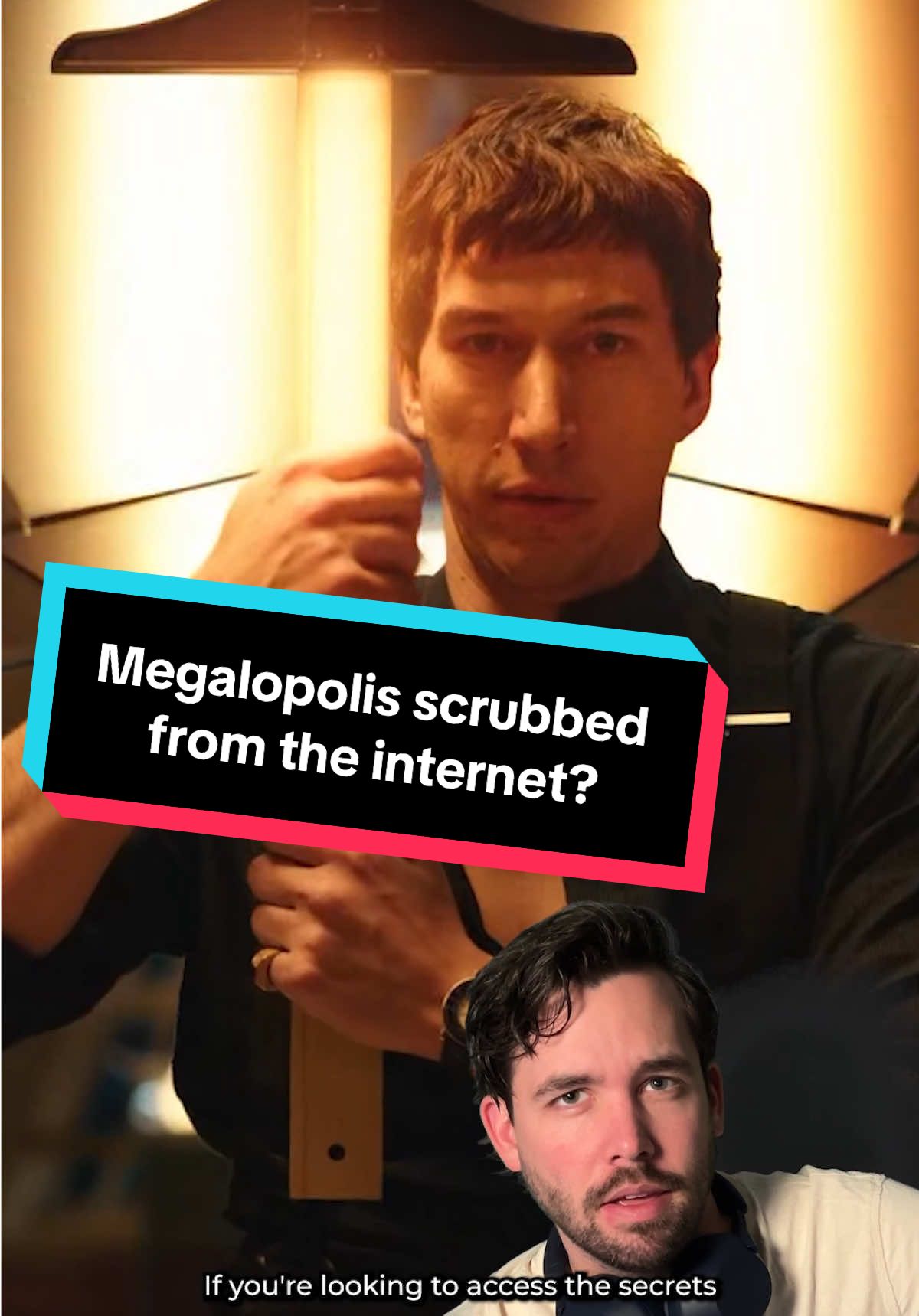 There are only two ways to watch Megalopolis… THIS is why! - #francisfordcoppola #adamdriver #filmtok #behindthescenes #megalopolis 