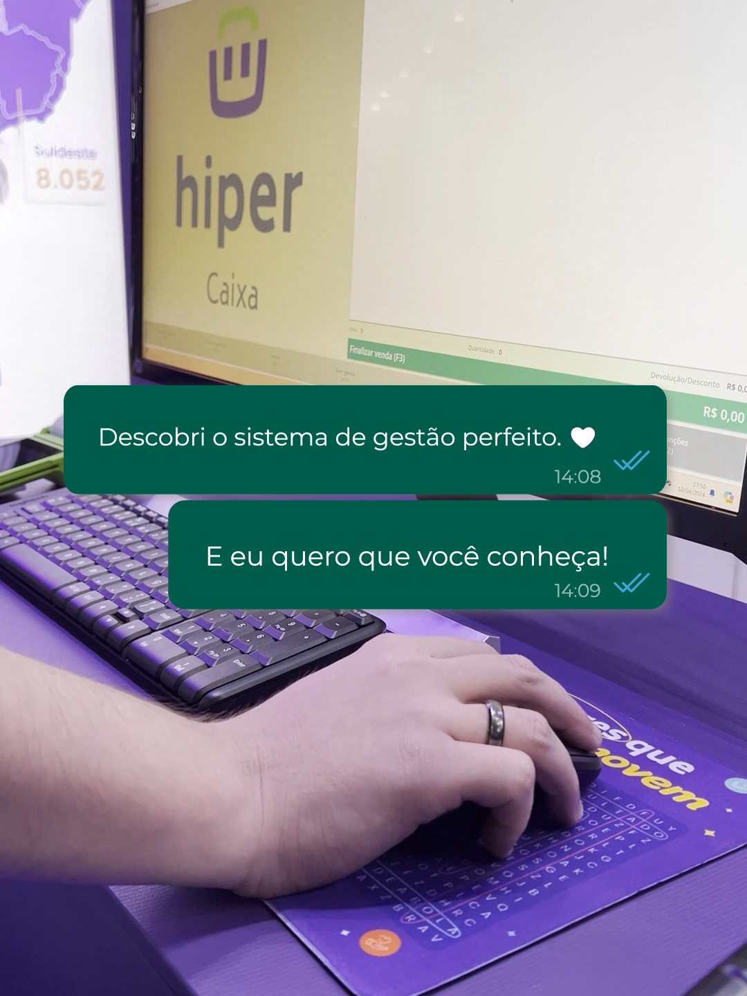 Aquela diquinha que a gente recebe em uma simples mensagem ou direct tem o seu valor. Bora marcar aqui quem precisa conhecer o sistema de gestão que deixa o pequeno varejo todo mais simples e feliz? 💜 #SistemaERP #Gestão #PequenoVarejo #Vendas