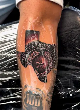 #fy #viralvideos #blackandgreytattoo #michigantattooartist #grandrapidstattooartist #texaslogotattoo 