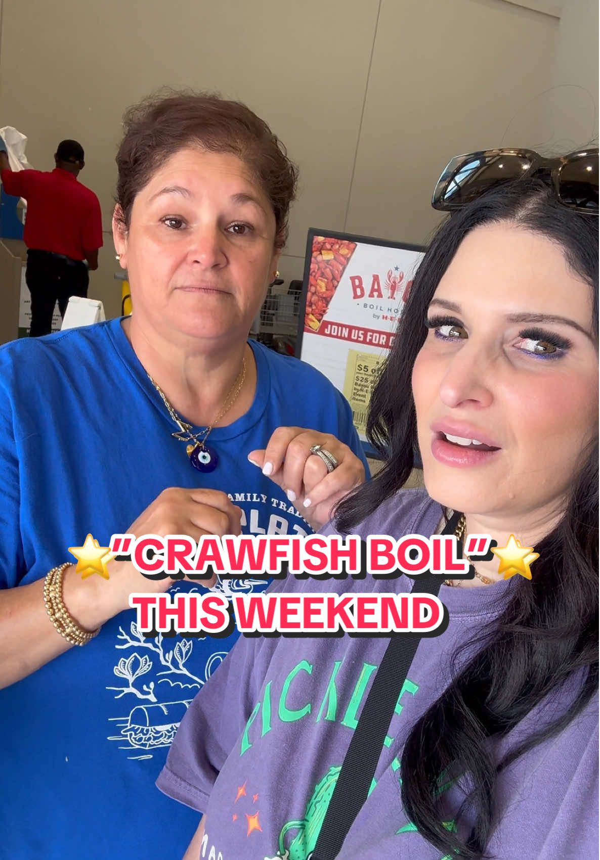 “CRAWFISH BOIL” THIS WEEKEND….. MOLLY IS GONNA BE PISSED … DON’T TELL MOLLY😅 #crawfishboil #mothersday #crawfish #seafoodboil  @Erica & Morgan Vlogs 