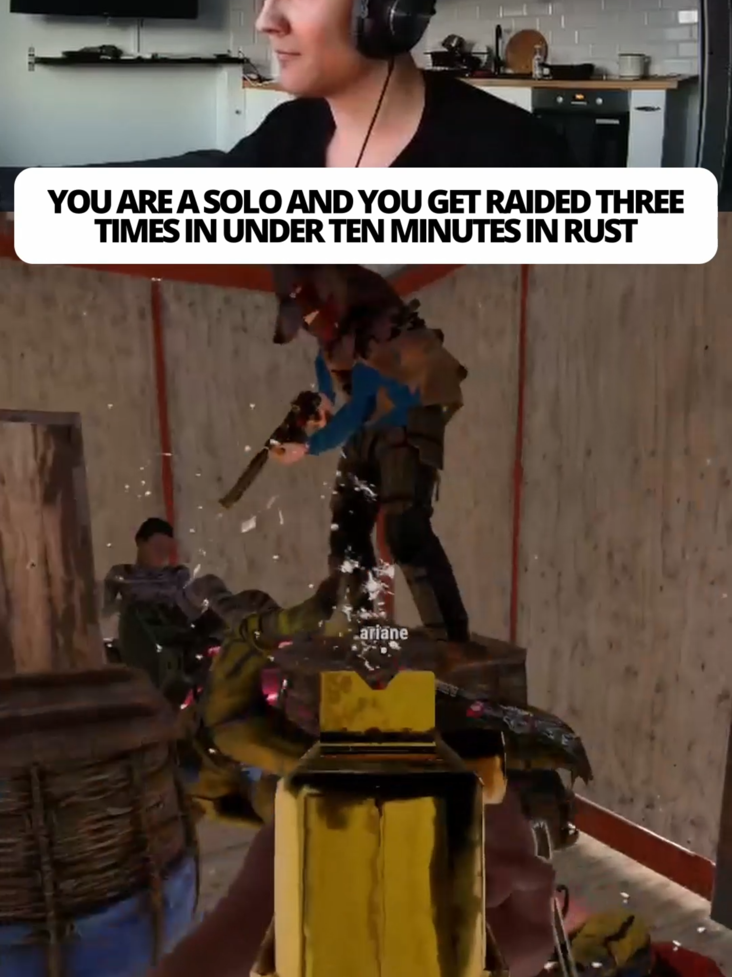 YOU ARE A SOLO AND YOU GET RAIDED THREE TIMES IN UNDER TEN MINUTES IN RUST @gevad1ch #rust #rustclips #rustpc #rustgame #rusttok #rustgameplay