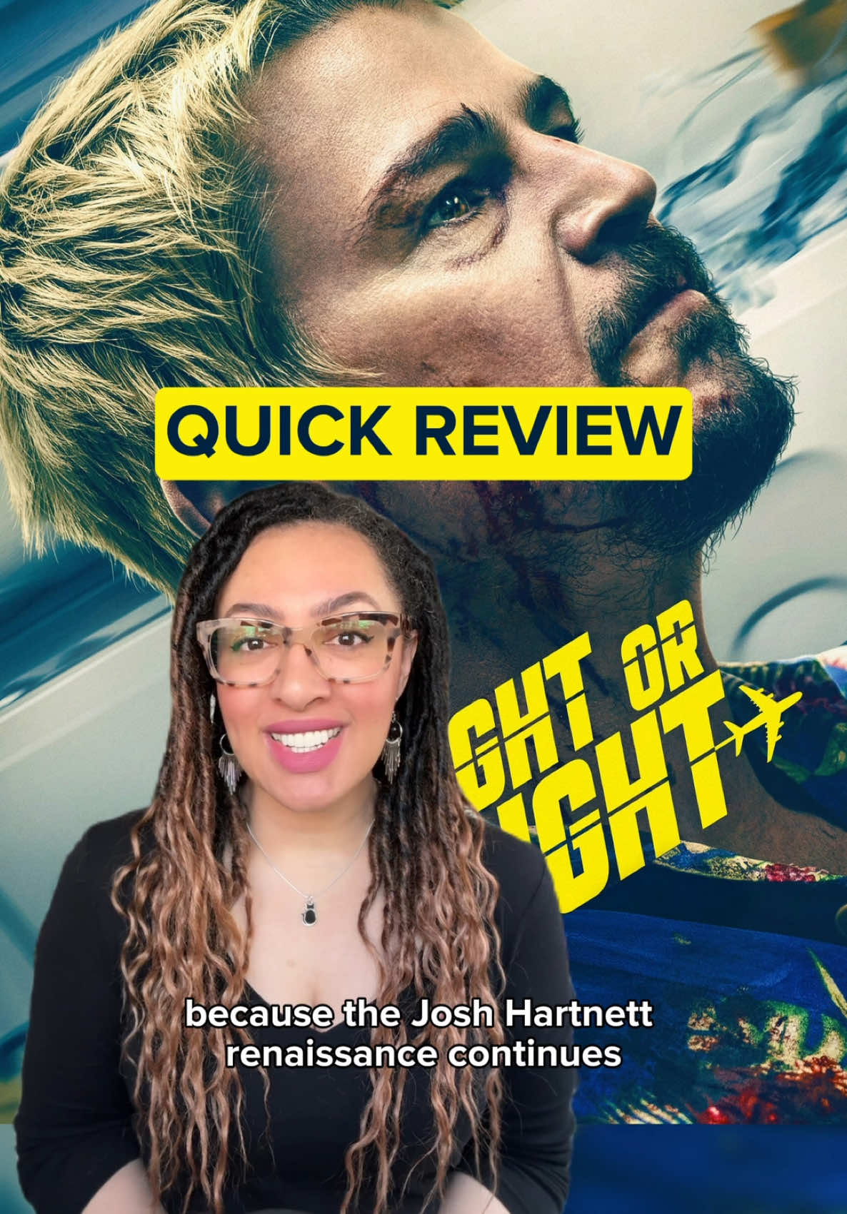The Josh Hartnett renaissance continues with Fight or Flight, which is basically Bullet Train on a plane ✈️ #joshhartnett #fightorflightmovie #moviereview #filmreview #filmtok #moviestowatch #whattowatch 